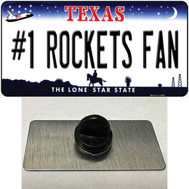 Number 1 Rockets Fan Wholesale Novelty Metal Hat Pin Tag