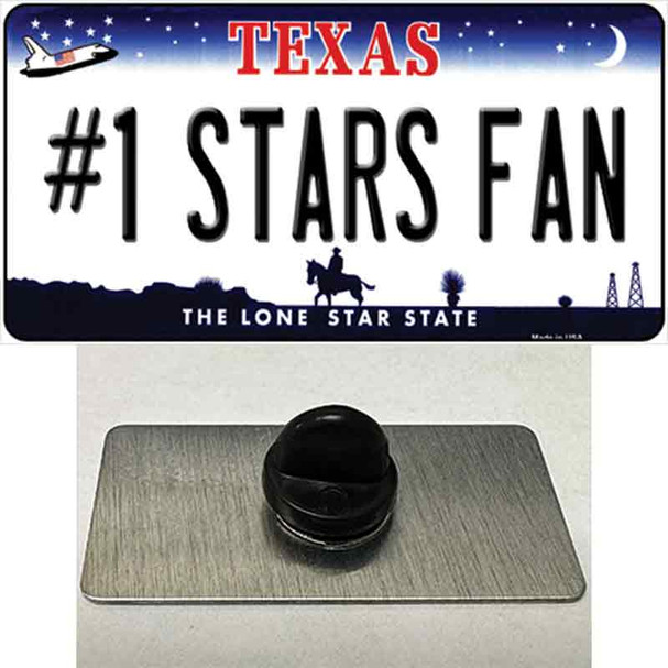Number 1 Stars Fan Wholesale Novelty Metal Hat Pin Tag
