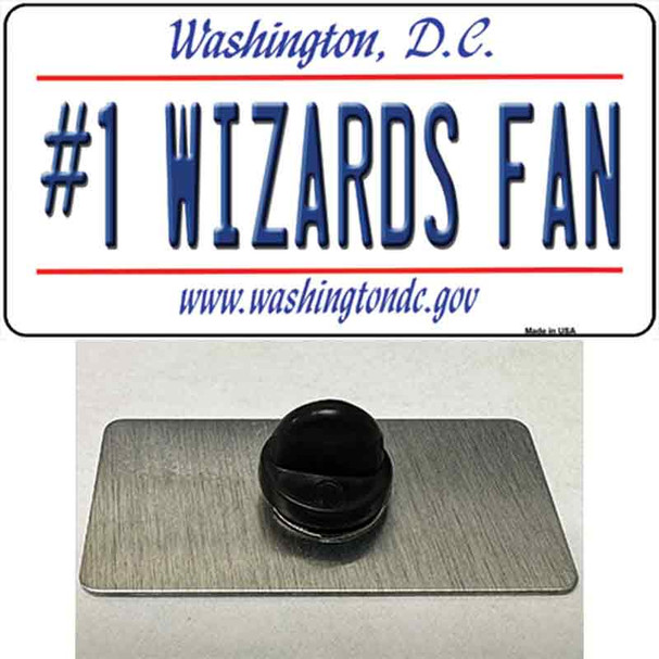 Number 1 Wizards Fan Wholesale Novelty Metal Hat Pin Tag