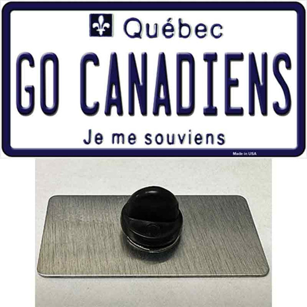 Go Canadiens Wholesale Novelty Metal Hat Pin Tag