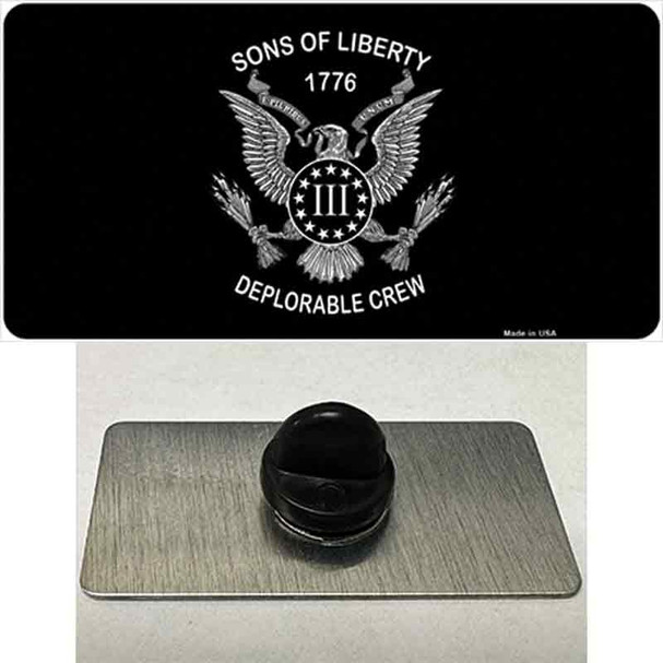 Sons of Liberty 1776 Wholesale Novelty Metal Hat Pin Tag