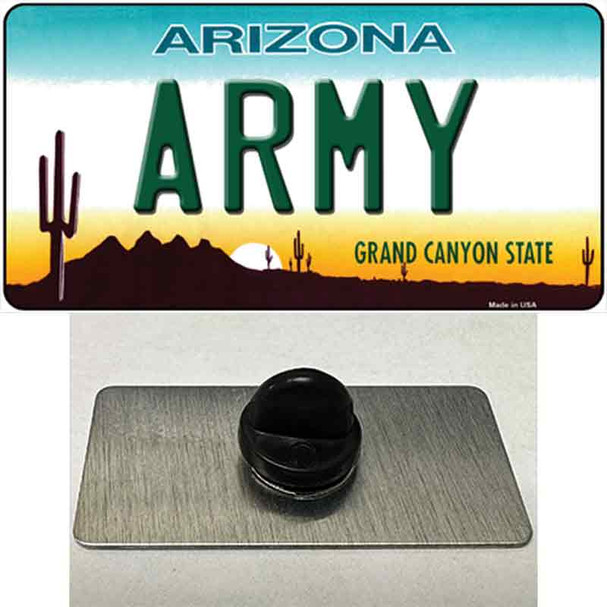 Army Arizona Wholesale Novelty Metal Hat Pin Tag