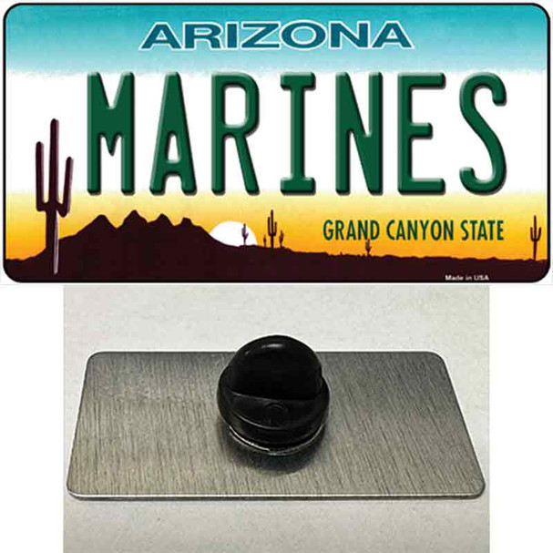 Marines Arizona Wholesale Novelty Metal Hat Pin Tag