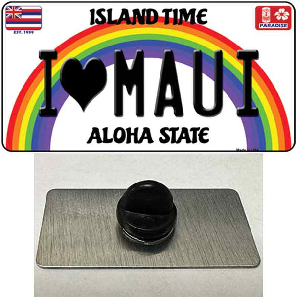 I Heart Maui Wholesale Novelty Metal Hat Pin Tag