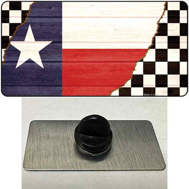 Texas Racing Flag Wholesale Novelty Metal Hat Pin Tag