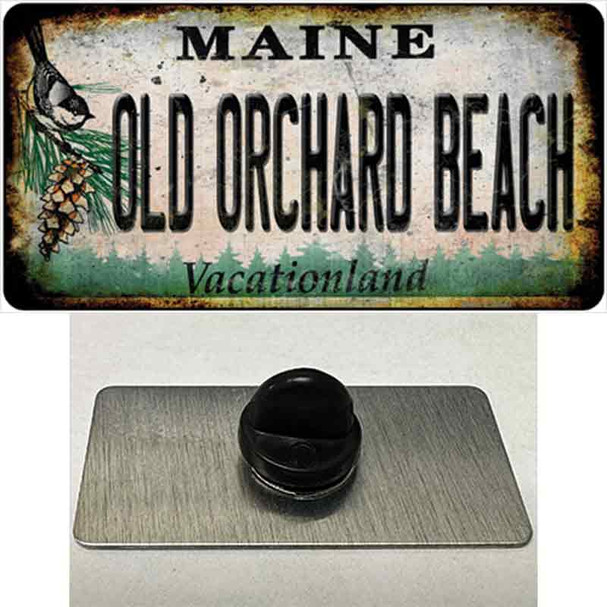 Old Orchard Beach Maine Rusty Wholesale Novelty Metal Hat Pin Tag