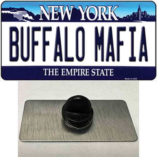 Buffalo Mafia New York Wholesale Novelty Metal Hat Pin Tag