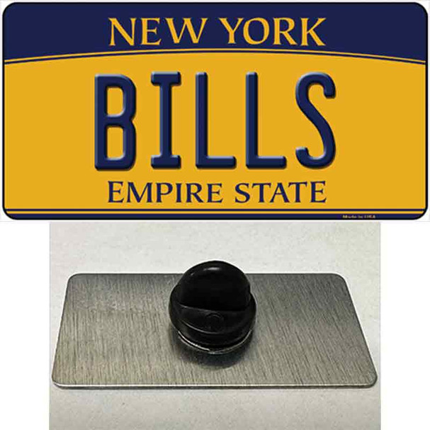 Bills New York Yellow Wholesale Novelty Metal Hat Pin Tag
