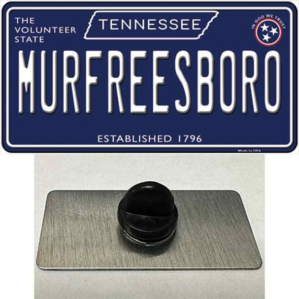 Murfreesboro Tennessee Blue Wholesale Novelty Metal Hat Pin Tag