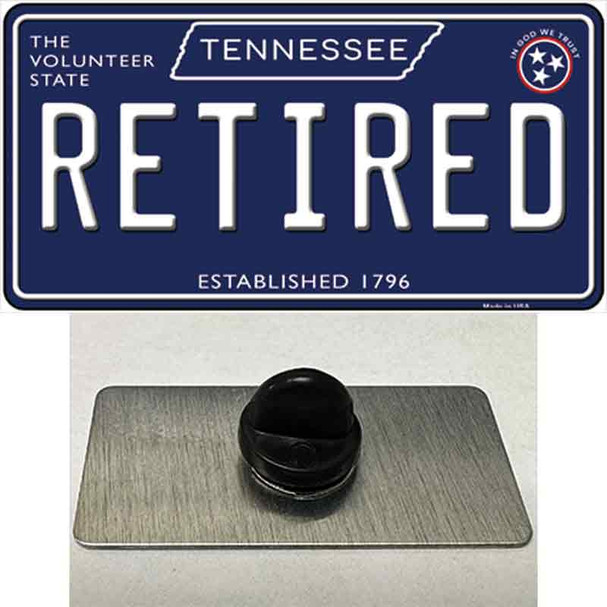 Retired Tennessee Blue Wholesale Novelty Metal Hat Pin Tag
