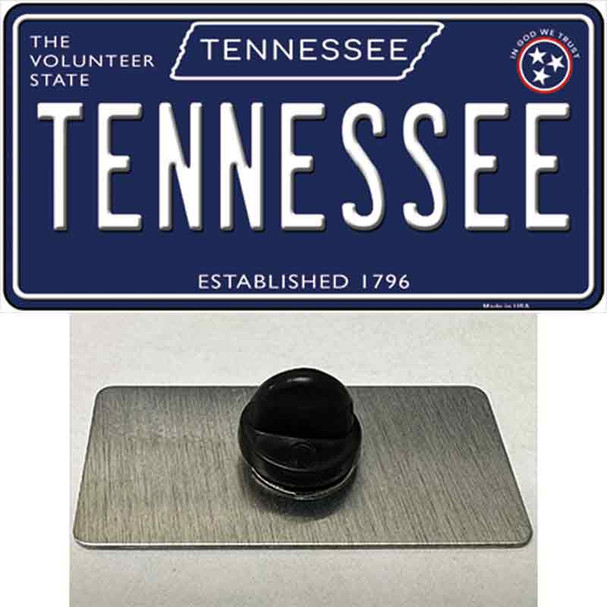 TN Tennessee Blue Wholesale Novelty Metal Hat Pin Tag
