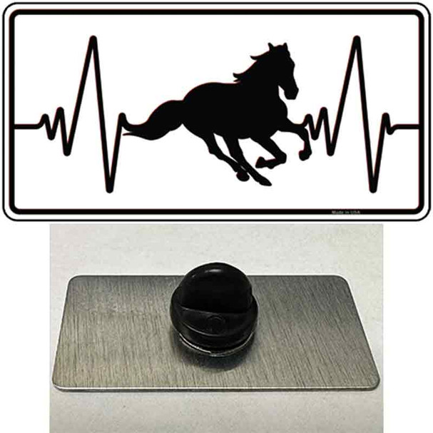 Horse Heart Beat Wholesale Novelty Metal Hat Pin Tag