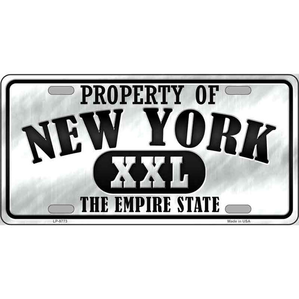 Property Of New York Novelty Wholesale Metal License Plate