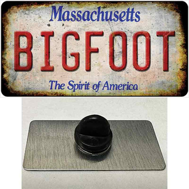 Bigfoot Massachusetts Wholesale Novelty Metal Hat Pin Tag