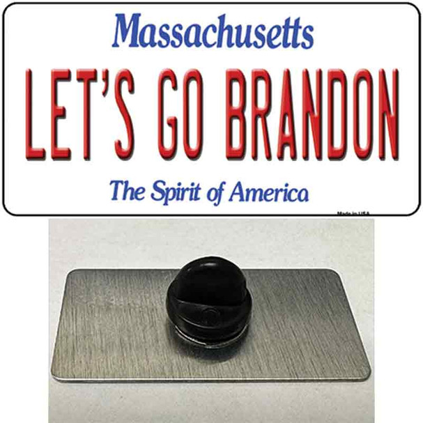 Lets Go Brandon MA Wholesale Novelty Metal Hat Pin