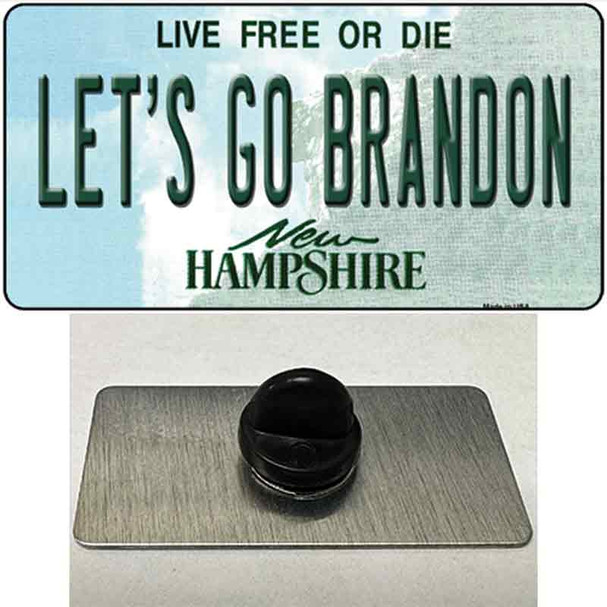 Lets Go Brandon NH Wholesale Novelty Metal Hat Pin