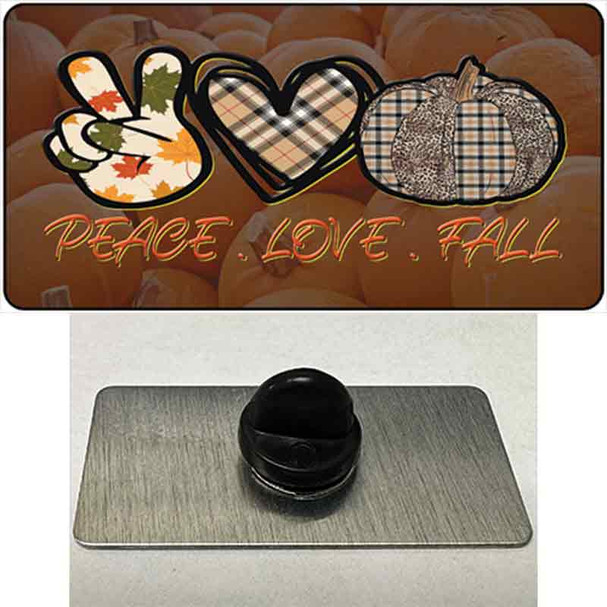 Peace Love Fall Wholesale Novelty Metal Hat Pin