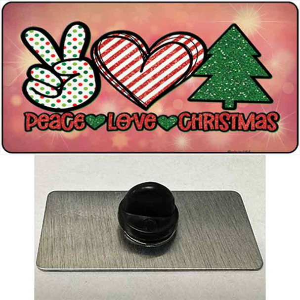 Peace Love Christmas Wholesale Novelty Metal Hat Pin