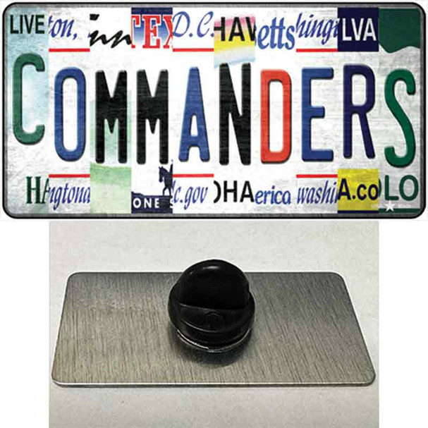 Commanders Strip Art Wholesale Novelty Metal Hat Pin