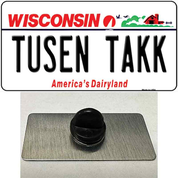 Tusen Takk Wisconsin Wholesale Novelty Metal Hat Pin