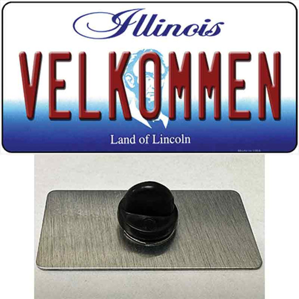 Velkommen Illinois Wholesale Novelty Metal Hat Pin