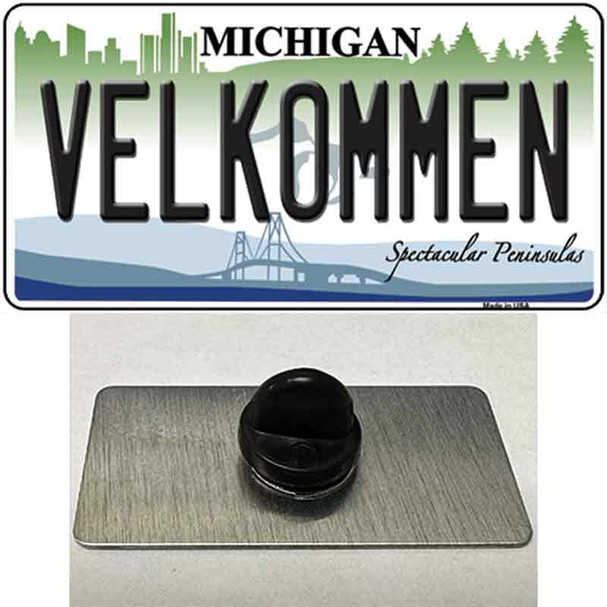 Velkommen Michigan Wholesale Novelty Metal Hat Pin