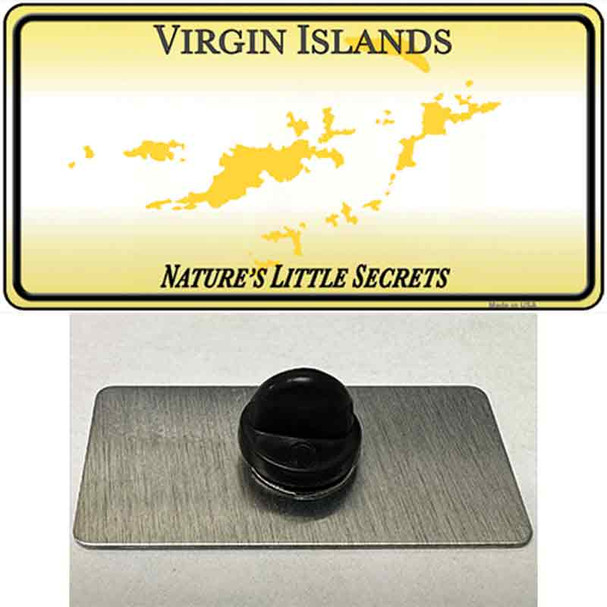 Virgin Islands Blank Wholesale Novelty Metal Hat Pin