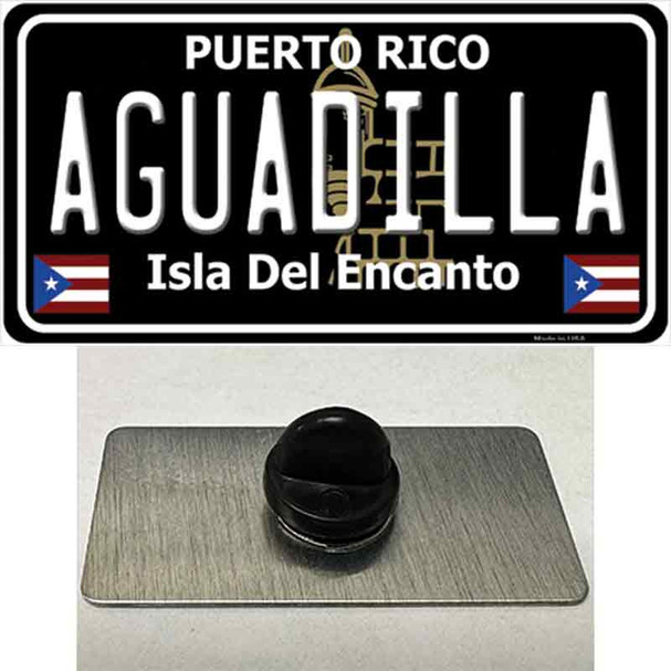 Aguadilla Puerto Rico Black Wholesale Novelty Metal Hat Pin