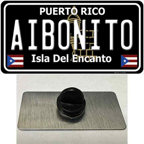 Aibonito Puerto Rico Black Wholesale Novelty Metal Hat Pin