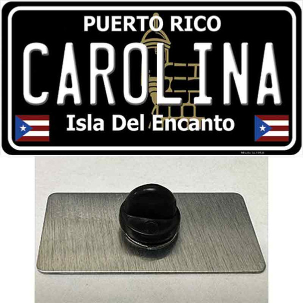 Carolina Puerto Rico Black Wholesale Novelty Metal Hat Pin