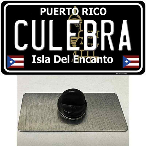 Culebra Puerto Rico Black Wholesale Novelty Metal Hat Pin