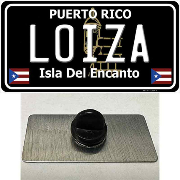 Loiza Puerto Rico Black Wholesale Novelty Metal Hat Pin