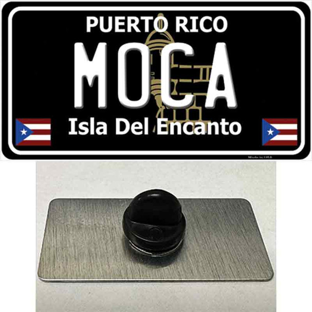 Moca Puerto Rico Black Wholesale Novelty Metal Hat Pin