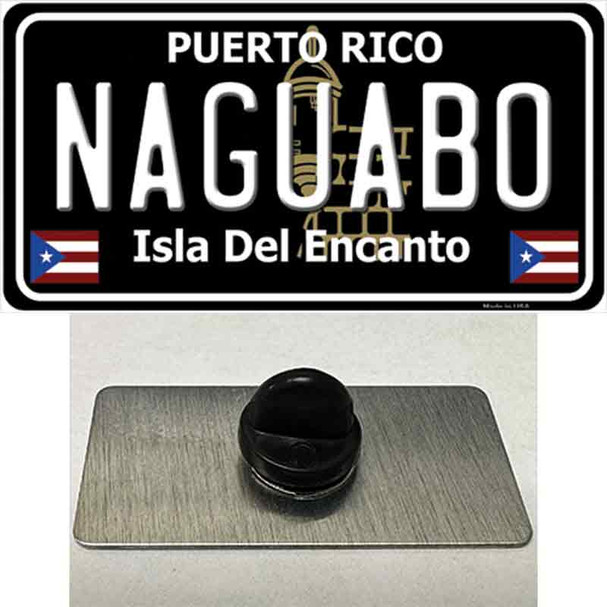 Naguabo Puerto Rico Black Wholesale Novelty Metal Hat Pin
