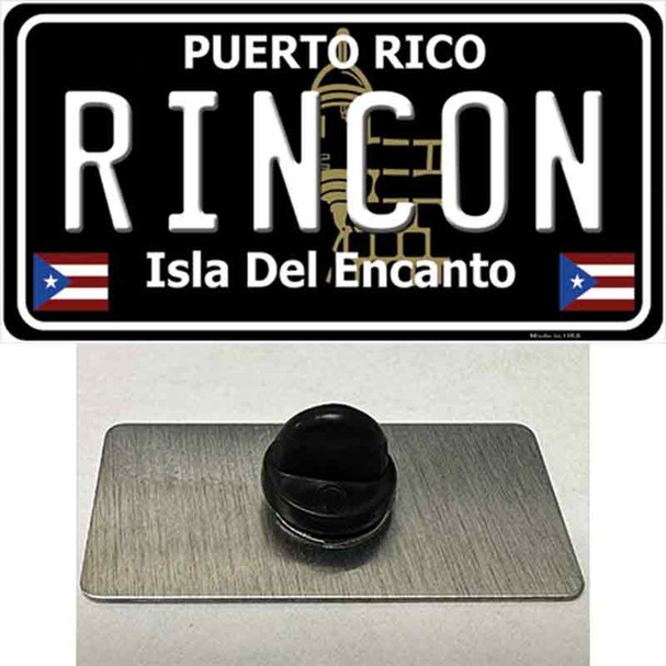 Rincon Puerto Rico Black Wholesale Novelty Metal Hat Pin
