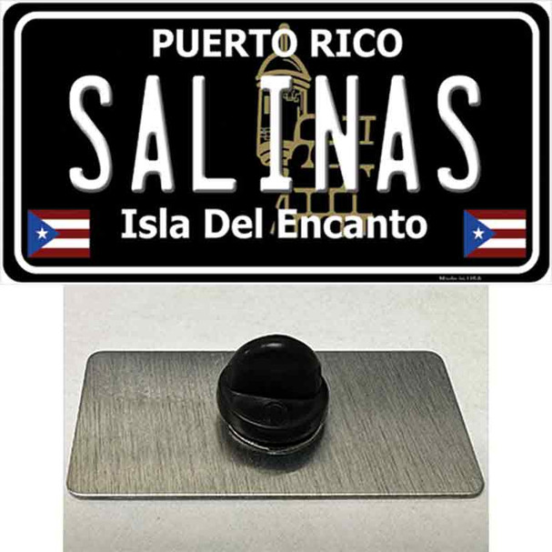 Salinas Puerto Rico Black Wholesale Novelty Metal Hat Pin