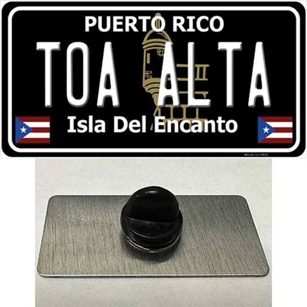 Toa Alta Puerto Rico Black Wholesale Novelty Metal Hat Pin