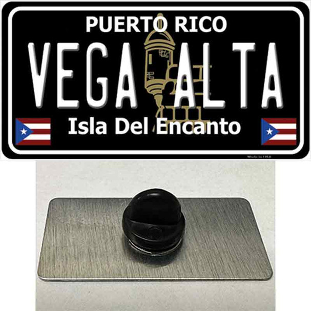 Vega Alta Puerto Rico Black Wholesale Novelty Metal Hat Pin