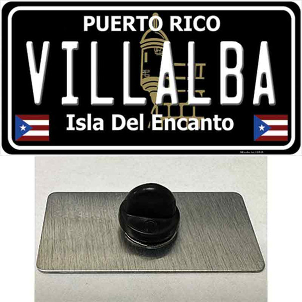Villalba Puerto Rico Black Wholesale Novelty Metal Hat Pin