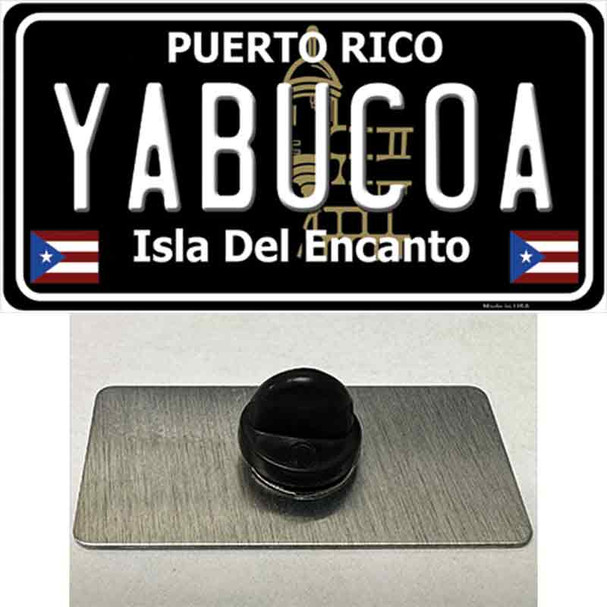 Yabucoa Puerto Rico Black Wholesale Novelty Metal Hat Pin
