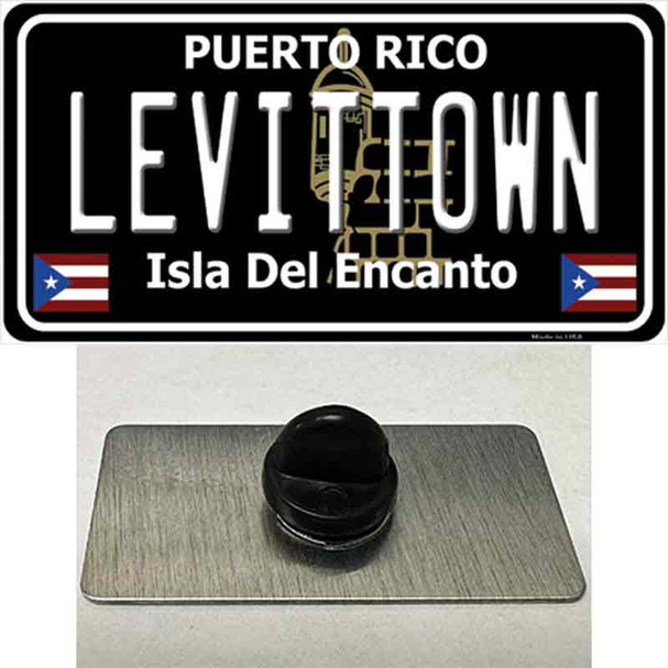 Levittown Puerto Rico Black Wholesale Novelty Metal Hat Pin
