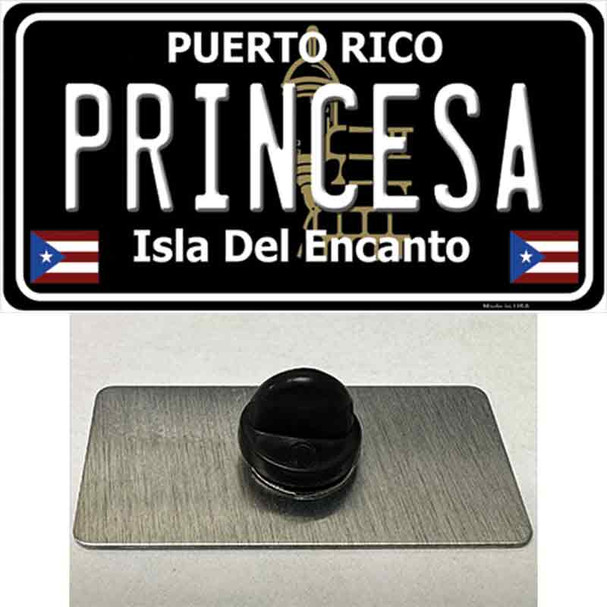 Princesa Puerto Rico Black Wholesale Novelty Metal Hat Pin