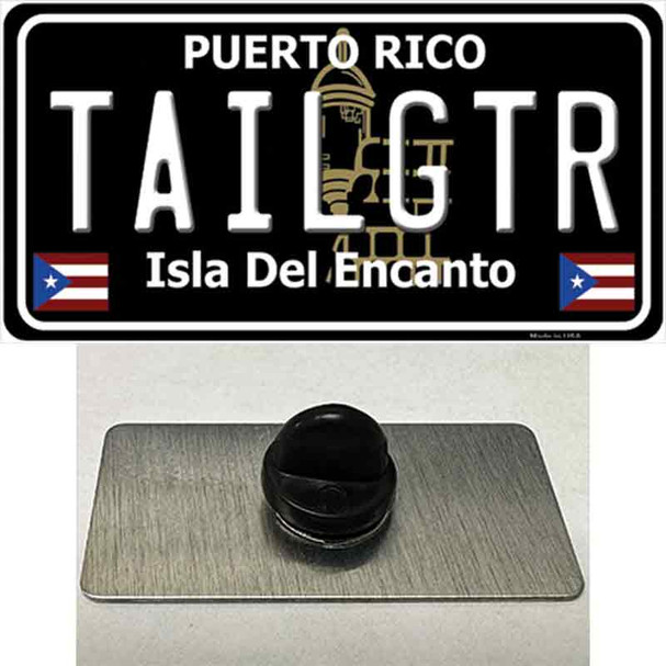Tailgtr Puerto Rico Black Wholesale Novelty Metal Hat Pin