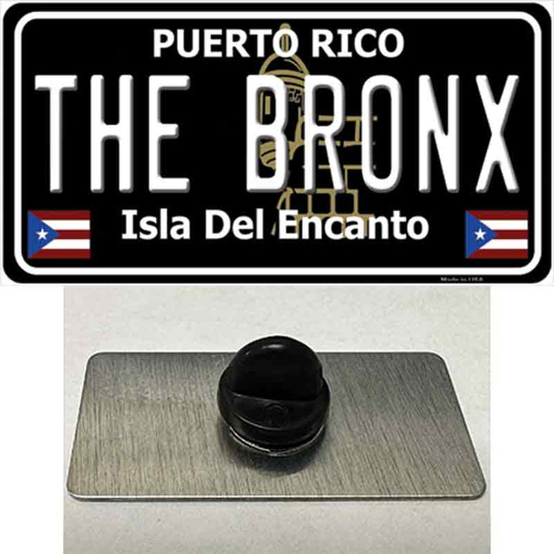The Bronx Puerto Rico Black Wholesale Novelty Metal Hat Pin