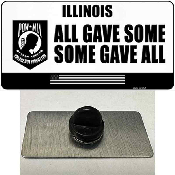 Illinois POW MIA Some Gave All Wholesale Novelty Metal Hat Pin