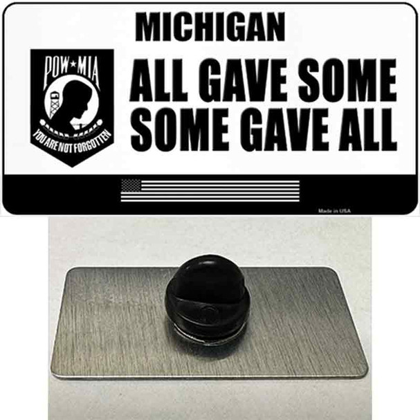 Michigan POW MIA Some Gave All Wholesale Novelty Metal Hat Pin