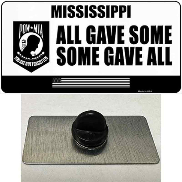 Mississippi POW MIA Some Gave All Wholesale Novelty Metal Hat Pin