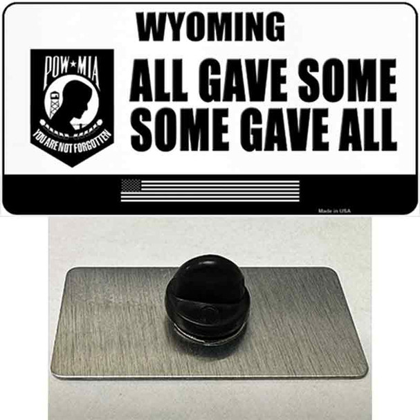 Wyoming POW MIA Some Gave All Wholesale Novelty Metal Hat Pin