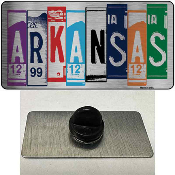 Arkansas License Plate Art Wholesale Novelty Metal Hat Pin