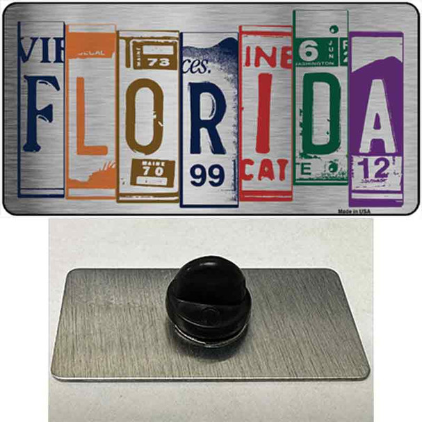 Florida License Plate Art Wholesale Novelty Metal Hat Pin